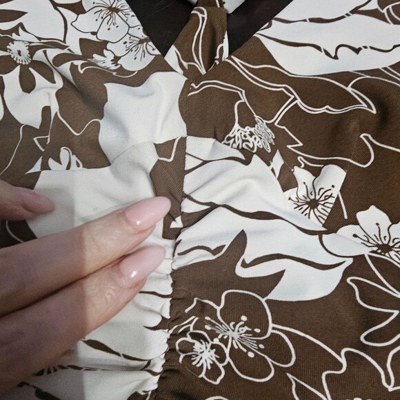 BCBGMaxazria Women's Sundress Dress Floral T Back size Small - Picture 4 of 12